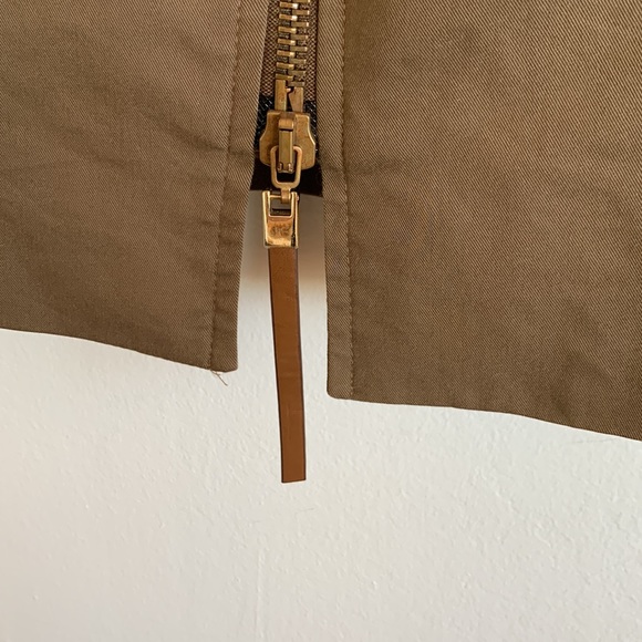 HÔTEL PARTICULIER BROWN ZIP UP 3/4 COAT - SZ SMALL - Picture 4 of 7